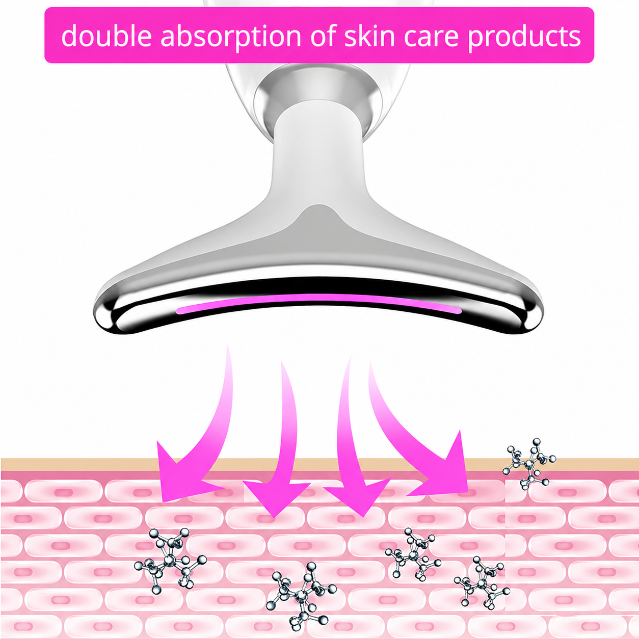 EMS RED LIGHT THERAPY FACE LIFT WRINKLE REMOVER TIGHTEN MASSAGER