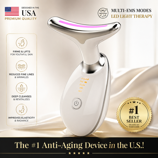 EMS RED LIGHT THERAPY FACE LIFT WRINKLE REMOVER TIGHTEN MASSAGER